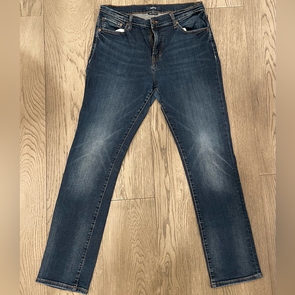 Aeropostale Jeans Slim Straight Blue Cotton Blend
Denim Men's Sz. 32 × 30